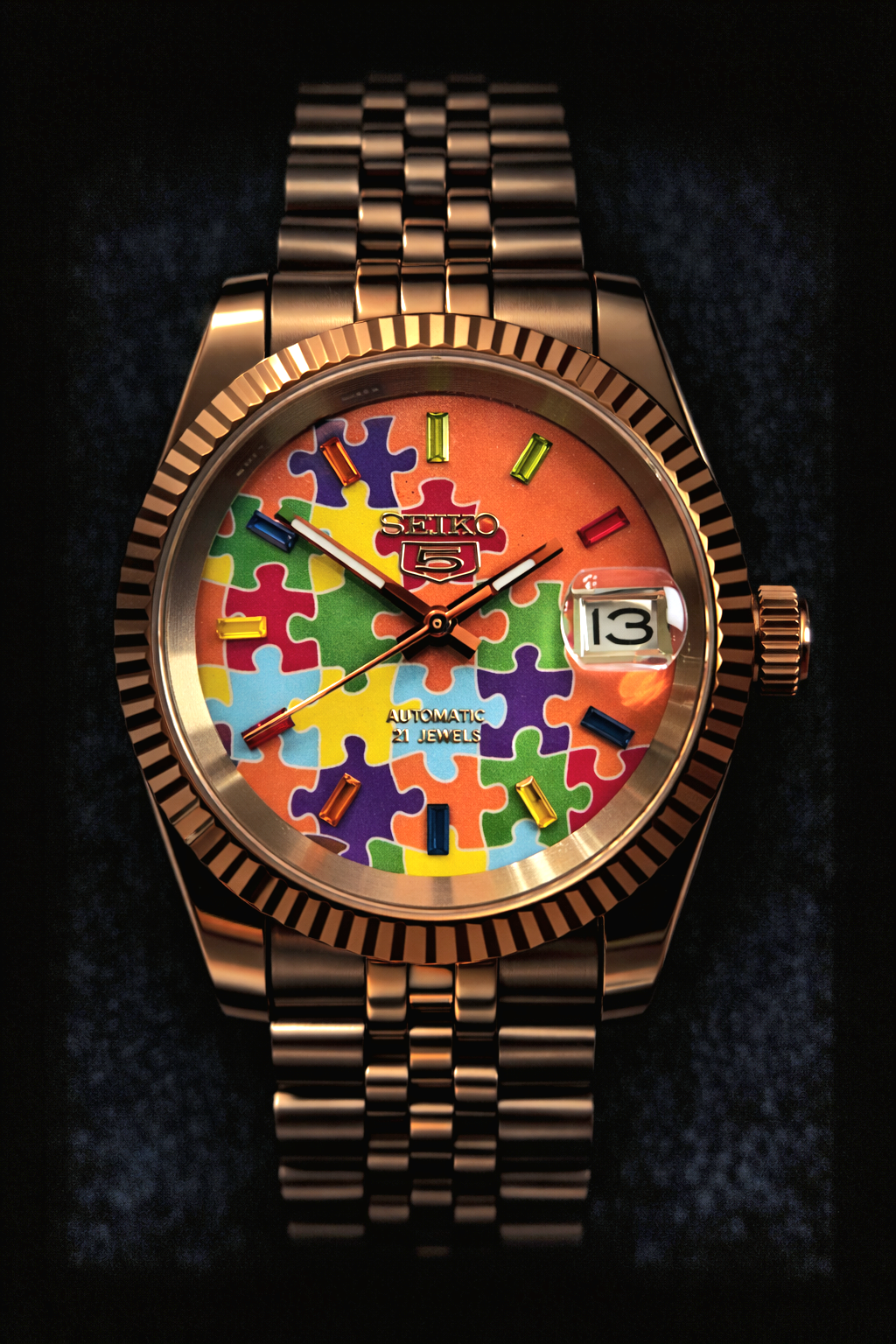 Oasis Date - Rosegold Puzzle