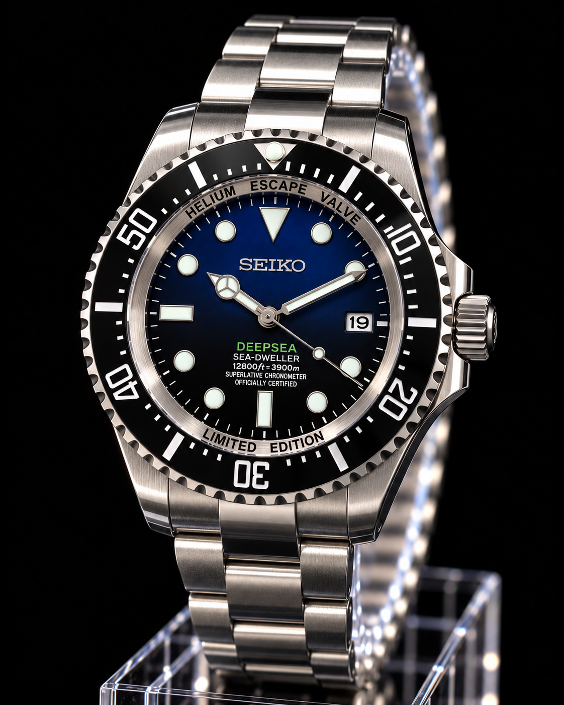 Dune Diver - 43mm Midnight Black